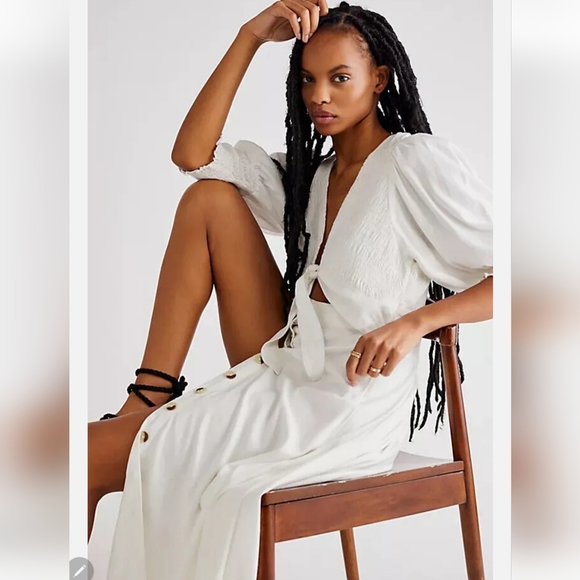 Free People String of Hearts Cut-Out Maxi Dress - Picture 8 of 16